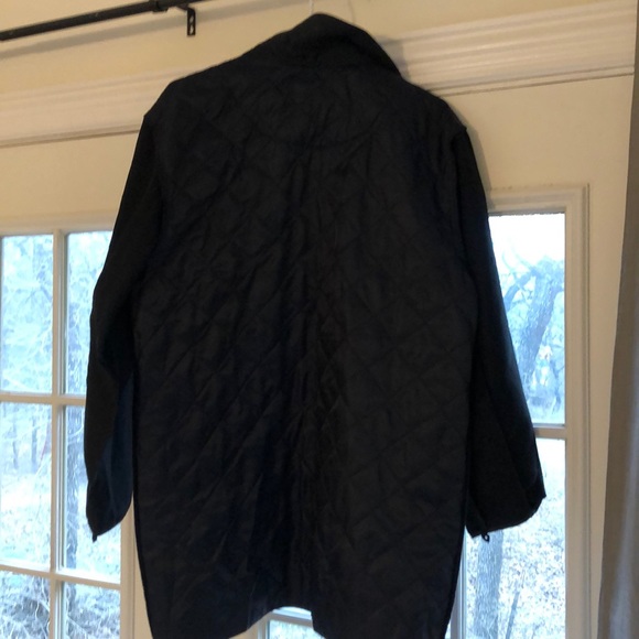 Chaps Men’s Coat. Navy/black - Picture 11 of 15